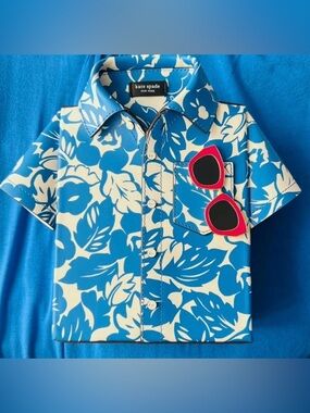 Kate Spade Playa Printed 3d Shirt Crossbody Bag